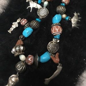 Mixed Media Tribal Necklace