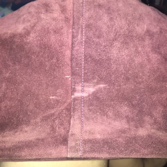 Vintage Purple Suade Coach Handbag - Picture 6 of 6