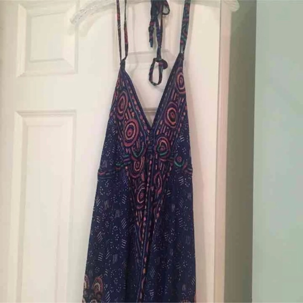 Indian halter maxi dress