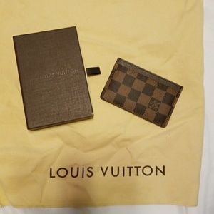 Louis Vuitton damier ebene card wallet
