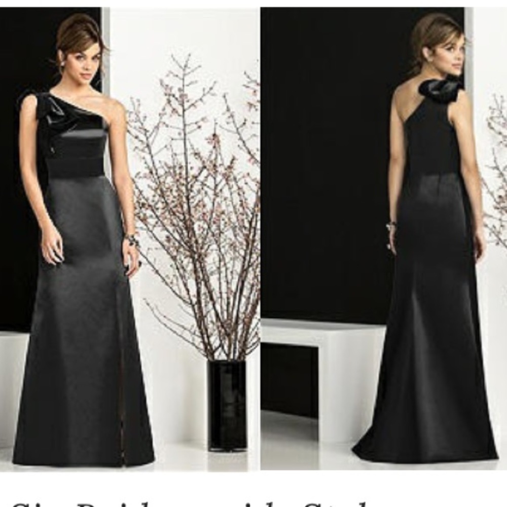 Black evening gown.