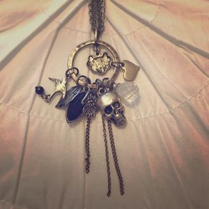 Dark charms necklace