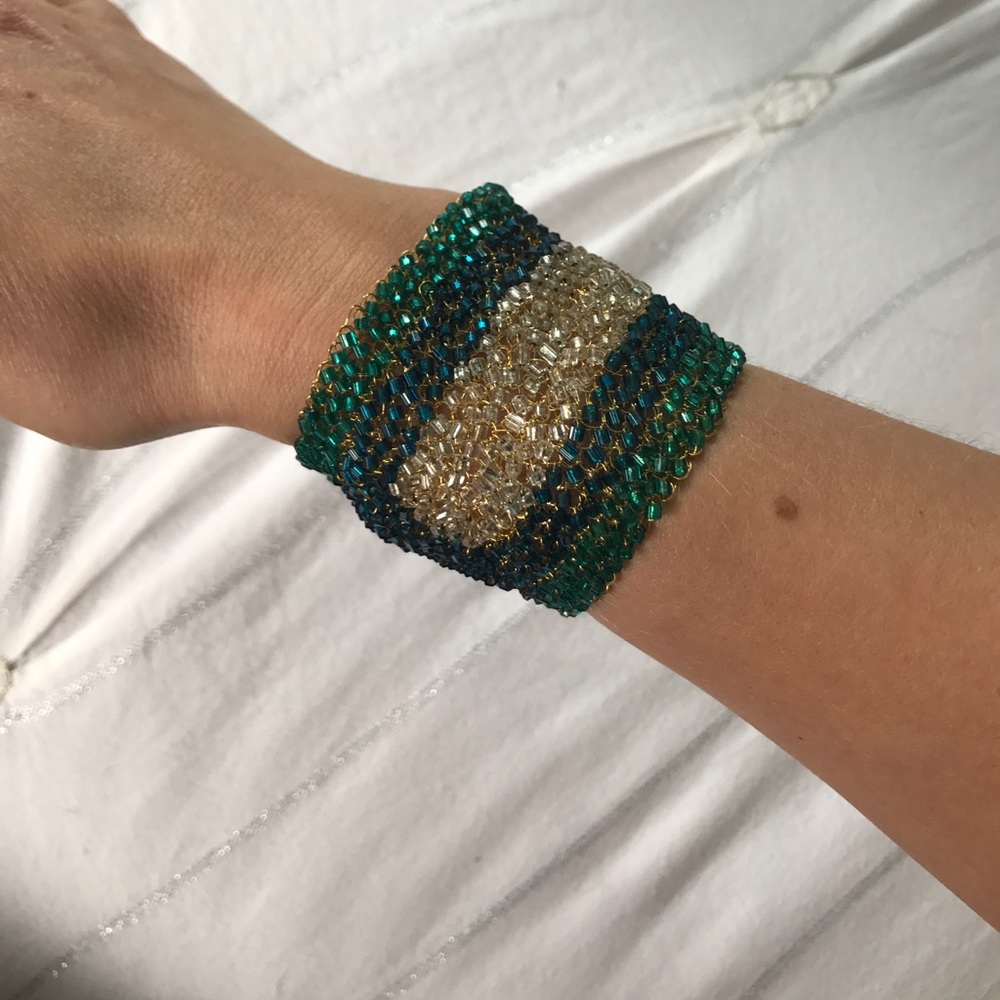 hand made stone cuff