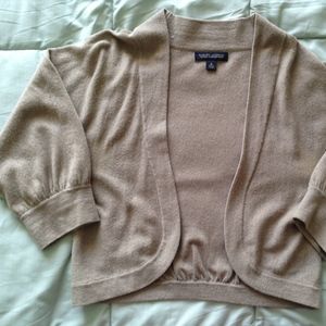 Banana Republic Taupe Cashmere Shrug
