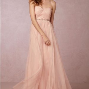 Bhldn Annabelle Bridesmaid Dress Blush sz2