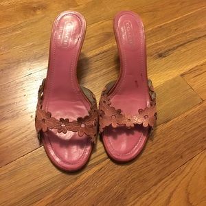 Pink Coach Sandals