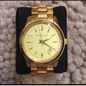 Gold Michael Kors watch
