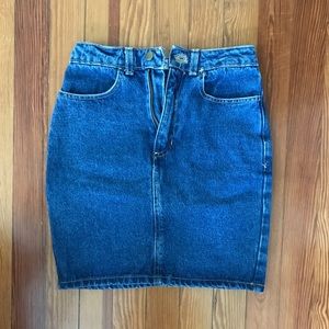 American Apparel Jean Skirt