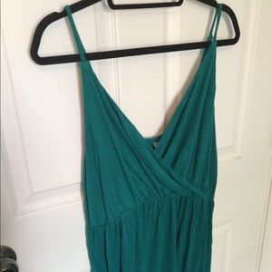 Xl teal old navy maxi dress