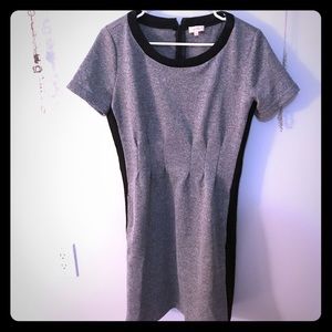 Gray and black dress EUC