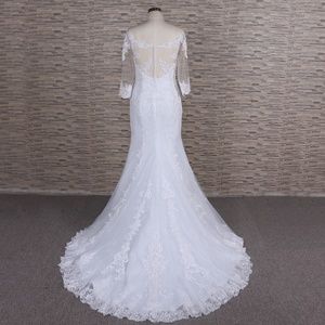 Illusion Neckline dress