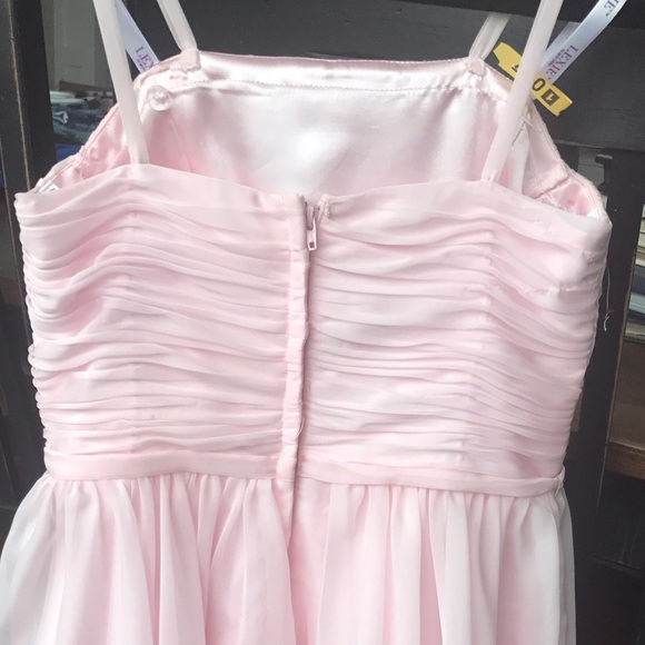 Girls Ruched A-Line Dress - Picture 2 of 5