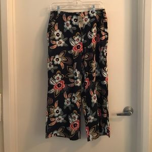 NWT Loft - Flowy, loose, floral pants