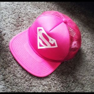Pink Supergirl Snapback