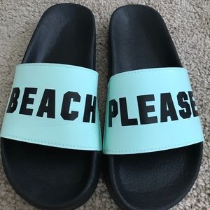 Pink Beach Please sandals