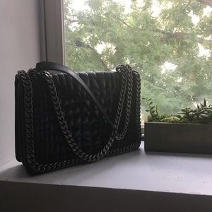 Zara flap cross body bag