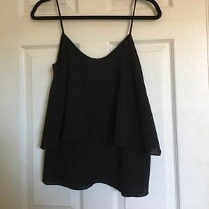 Paper Crane layered tank top