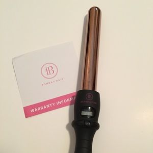 25 Bombay Rose gold curling wand with stand