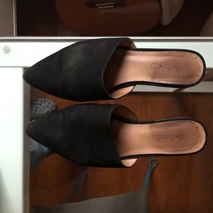 Madewell Suede Mules In 8.5 Gently Worn