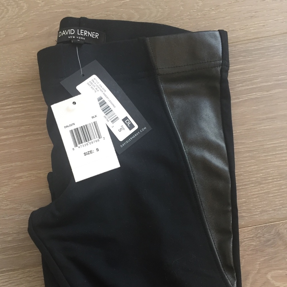 David Lerner Faux Leather Leggings