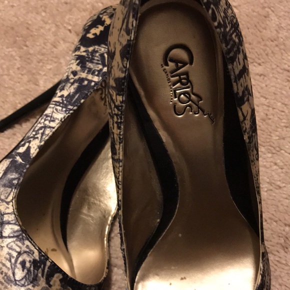 ❤️Elegant leather-silk heel shoes - Picture 3 of 5