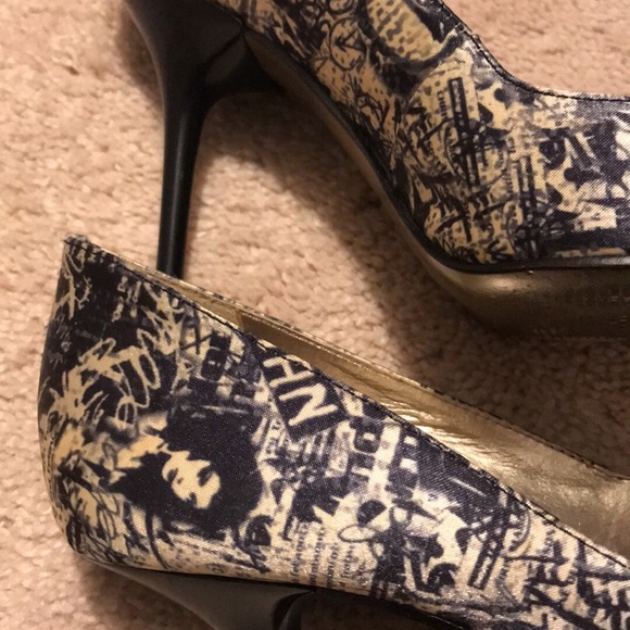 ❤️Elegant leather-silk heel shoes - Picture 4 of 5