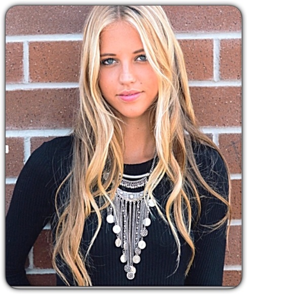 Bohemian Chic Silver Statement Necklace - Picture 3 of 6