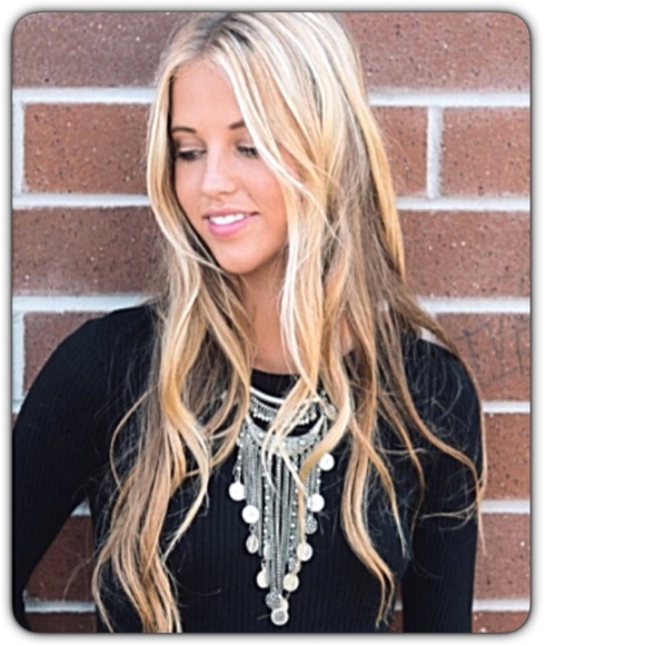 Bohemian Chic Silver Statement Necklace - Picture 6 of 6