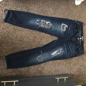 Charlotte Russe ripped jeans