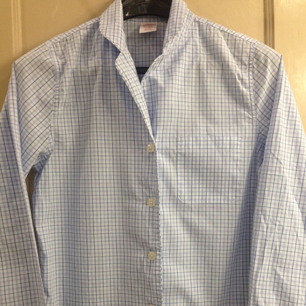 Brooks Brothers Pajama Shirt Sz-Medium 100% Cotton