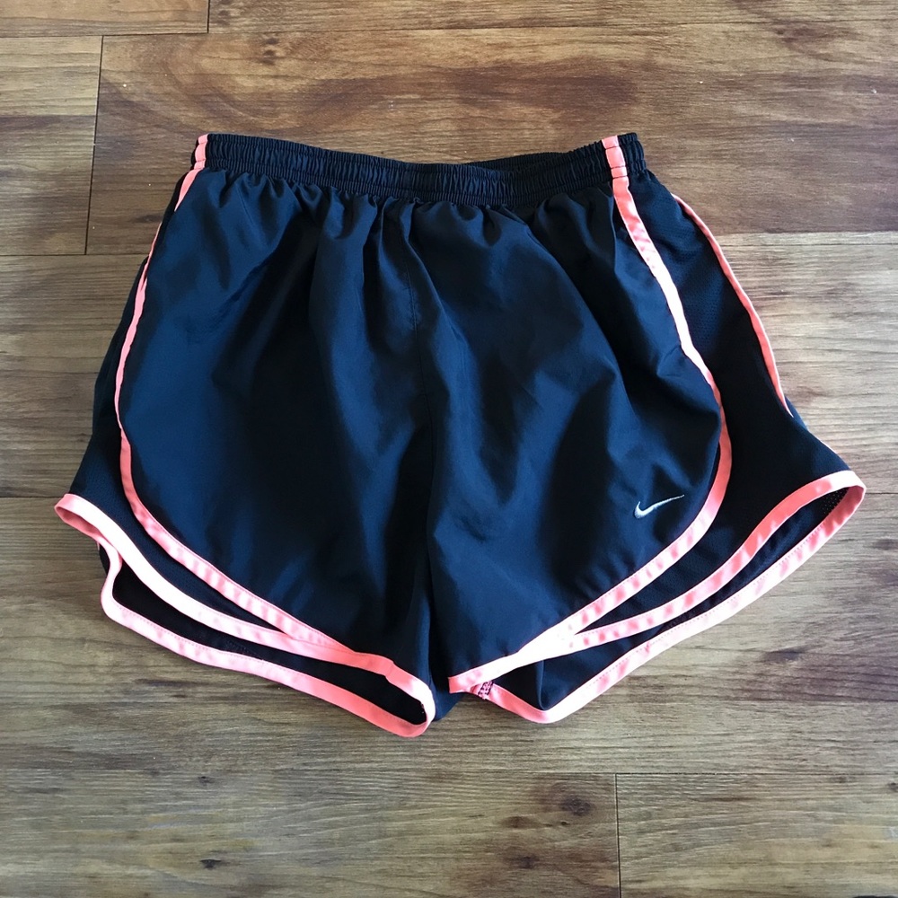 Nike Shorts - Coral/Black (Small)
