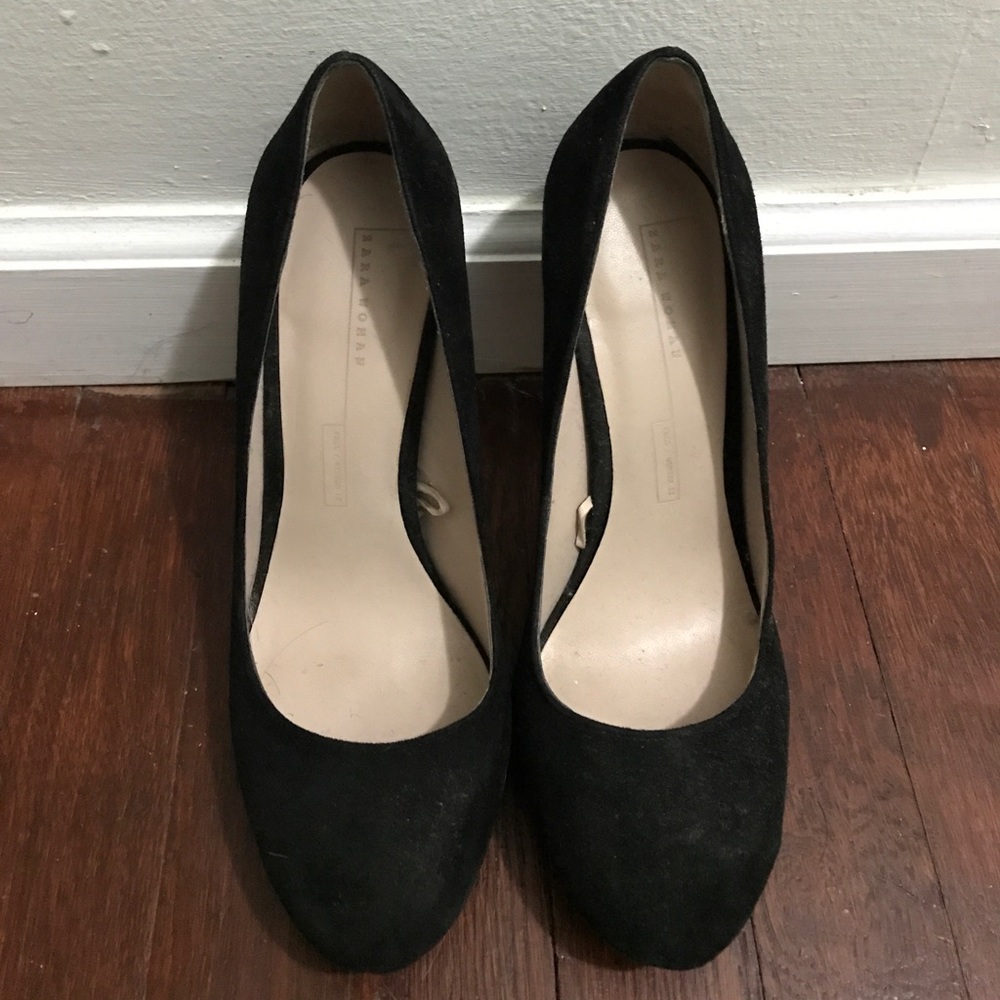 Zara black heels