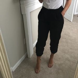 Silky jogger pants