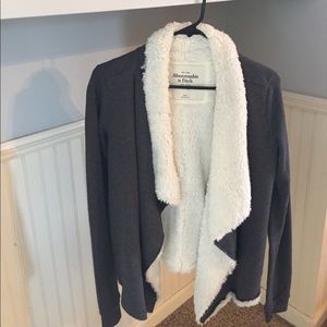 Fleece cardigan