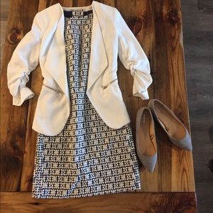 Patterned Shift Dress