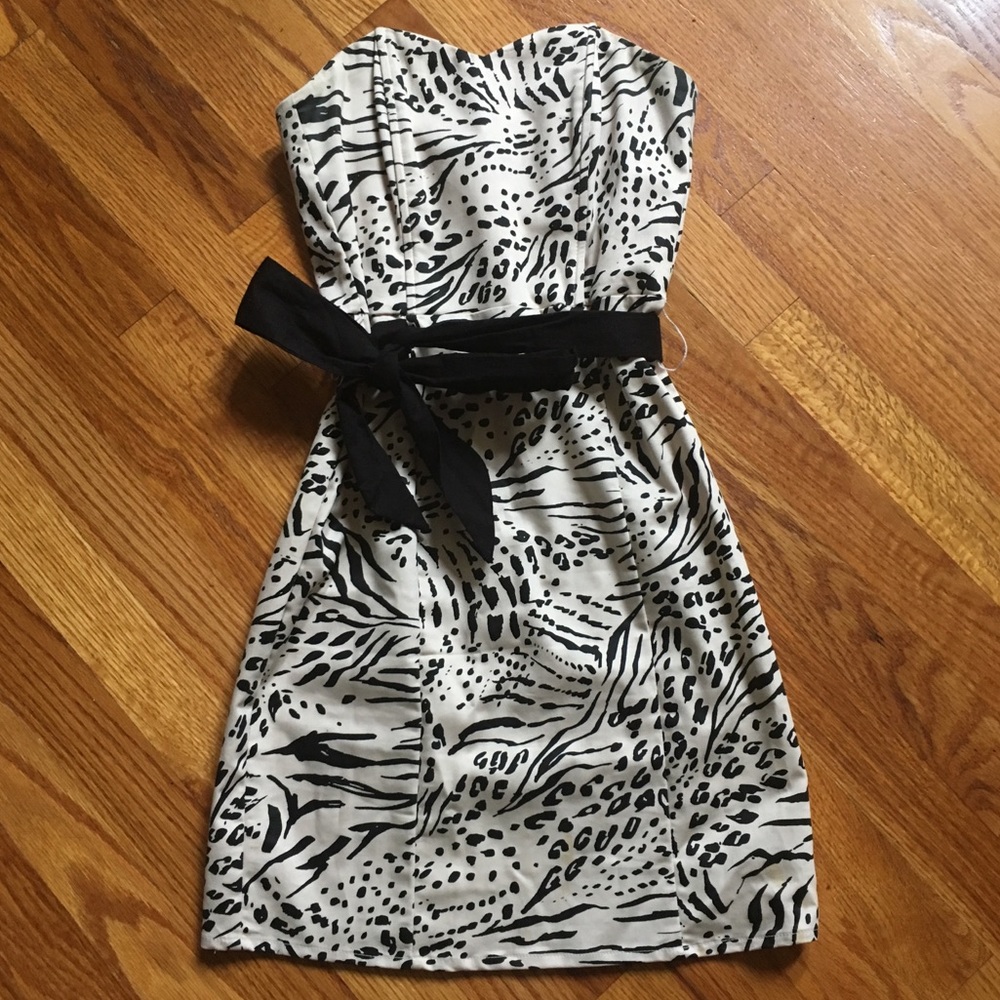 Animal print dress