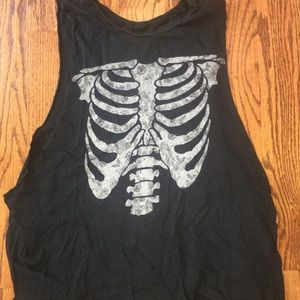 Brandy skeleton muscle tee