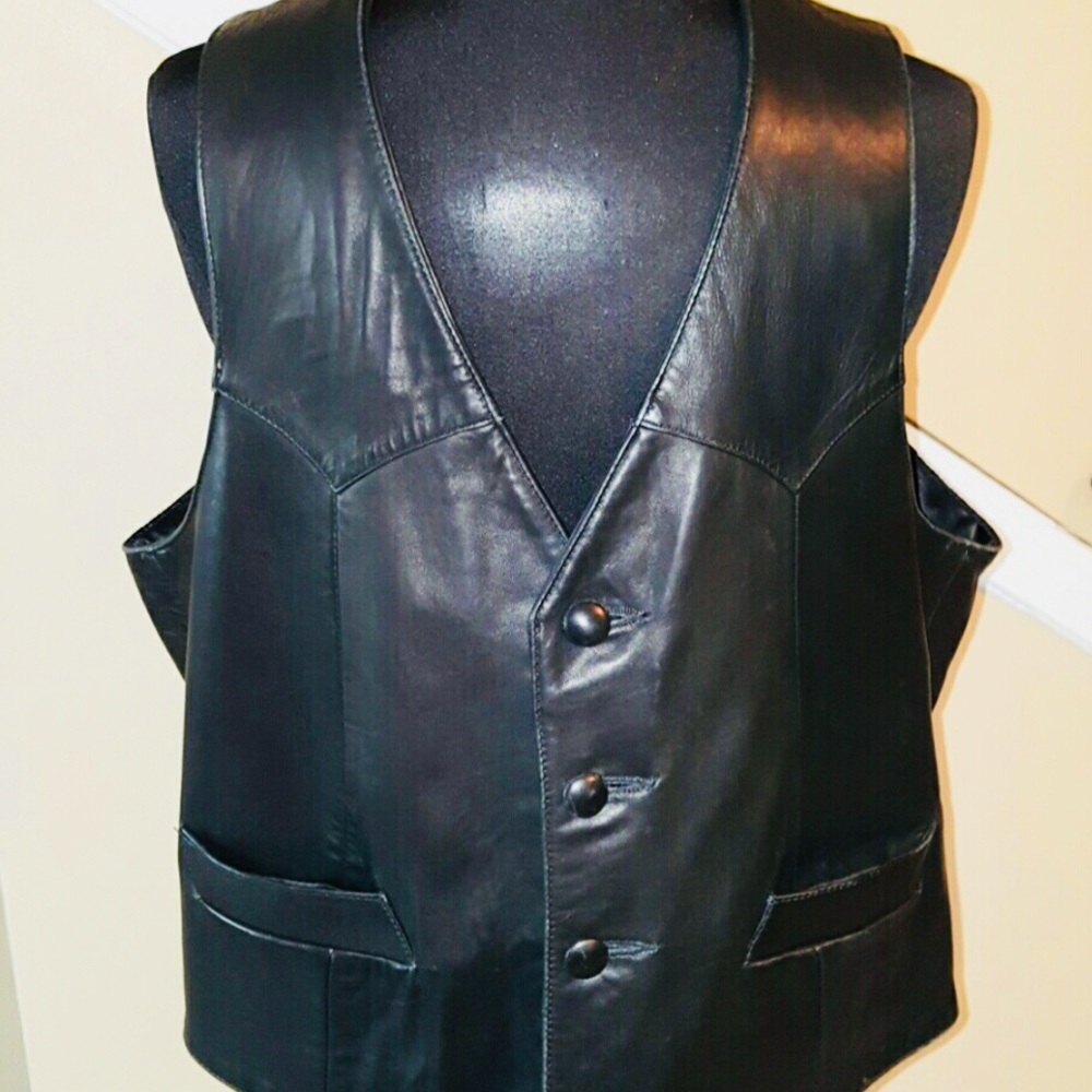🎉BLACK FRIDAY SALE🎉100% lambskin leather vest