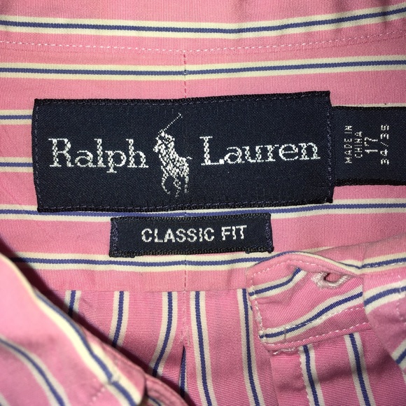 Ralph Lauren striped casual button down shirt - Picture 4 of 5