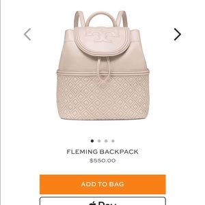 Tory burch backpack