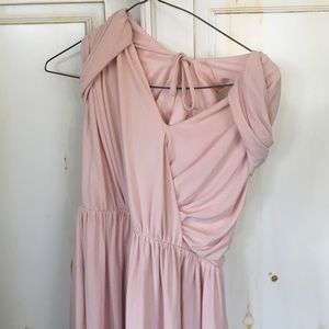 Grecian pink dress