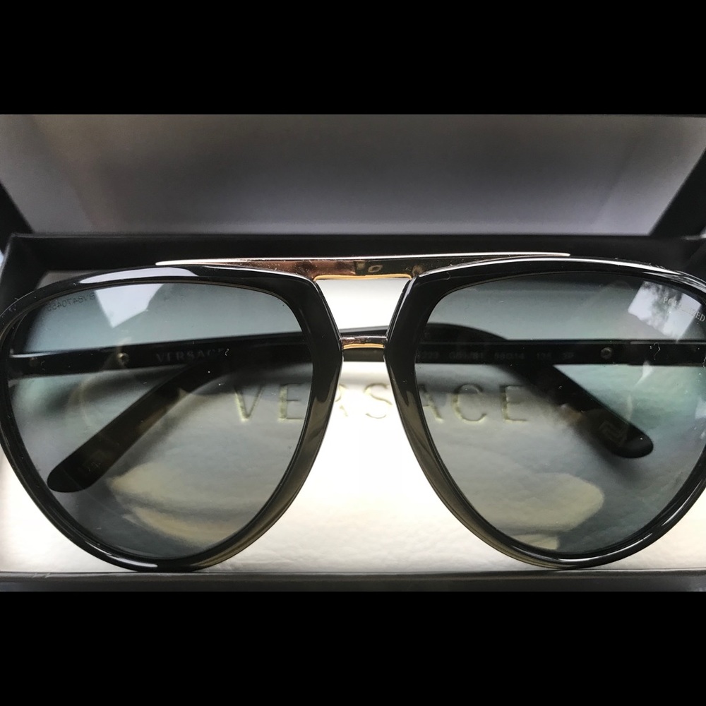 Versace shades.