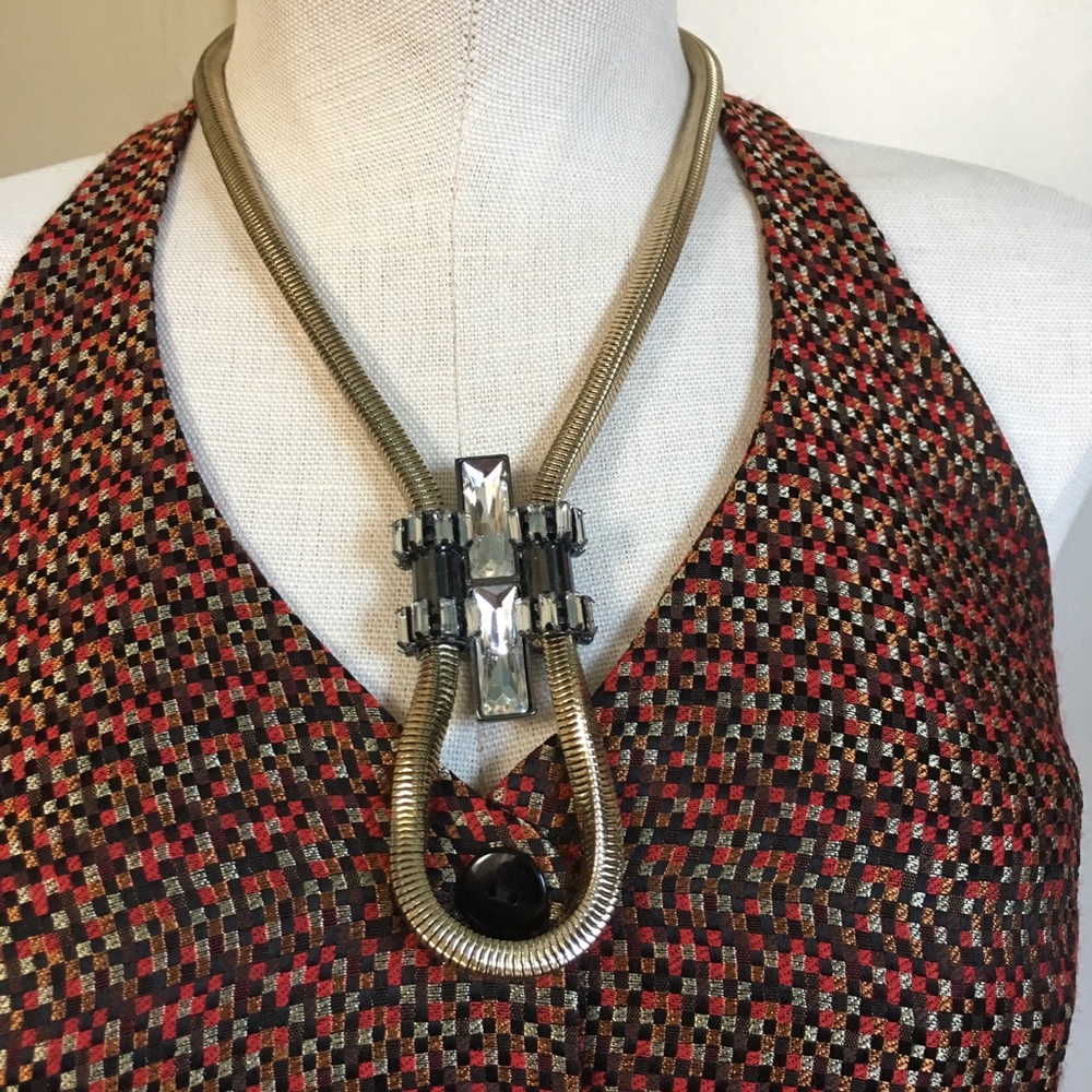 Gorgeous gold and diamond accent necklace