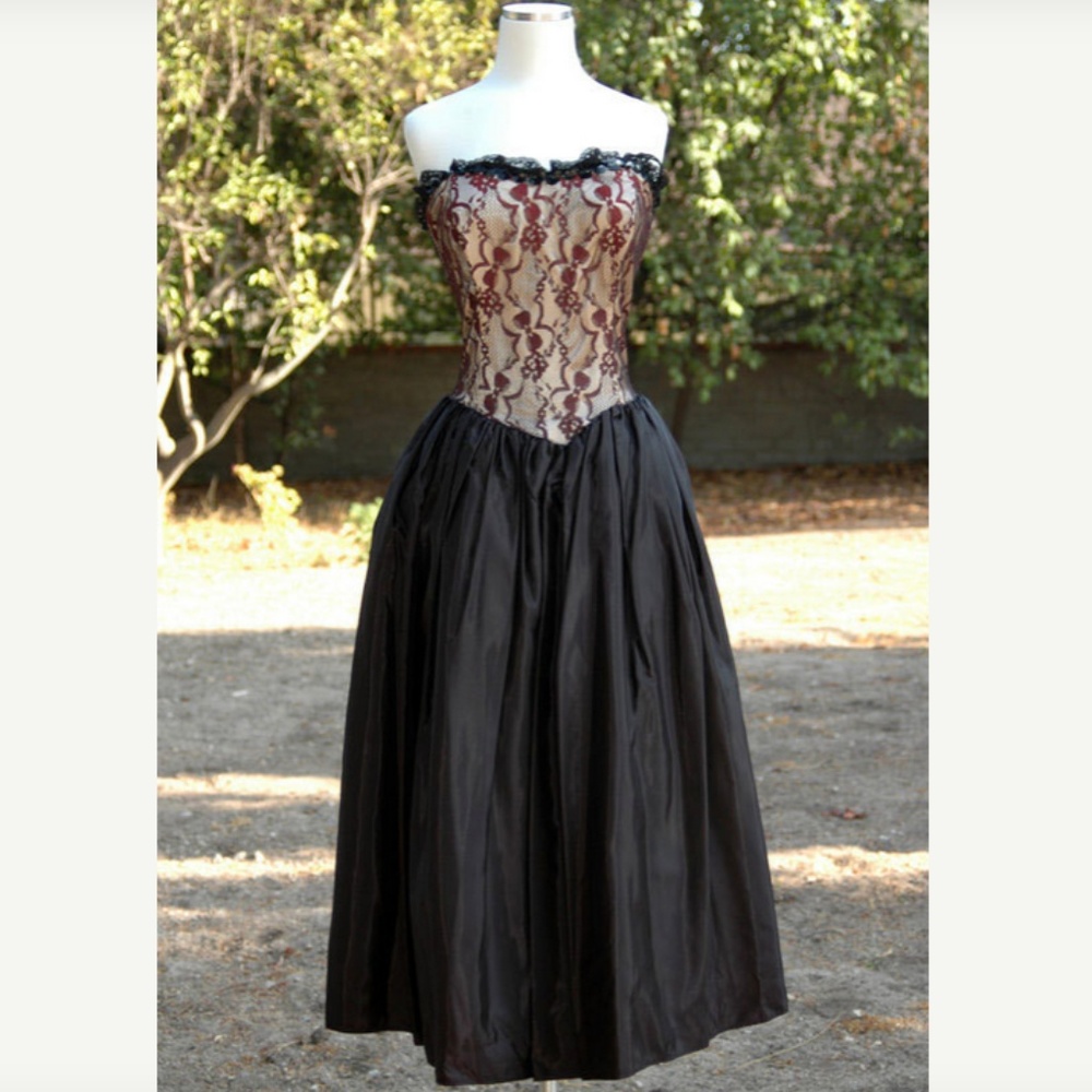 Vintage 80s Dress Gunne Sax by Jessica McClintock.