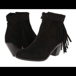 Sam Edelman “Louie” fringe bootie size 6.5