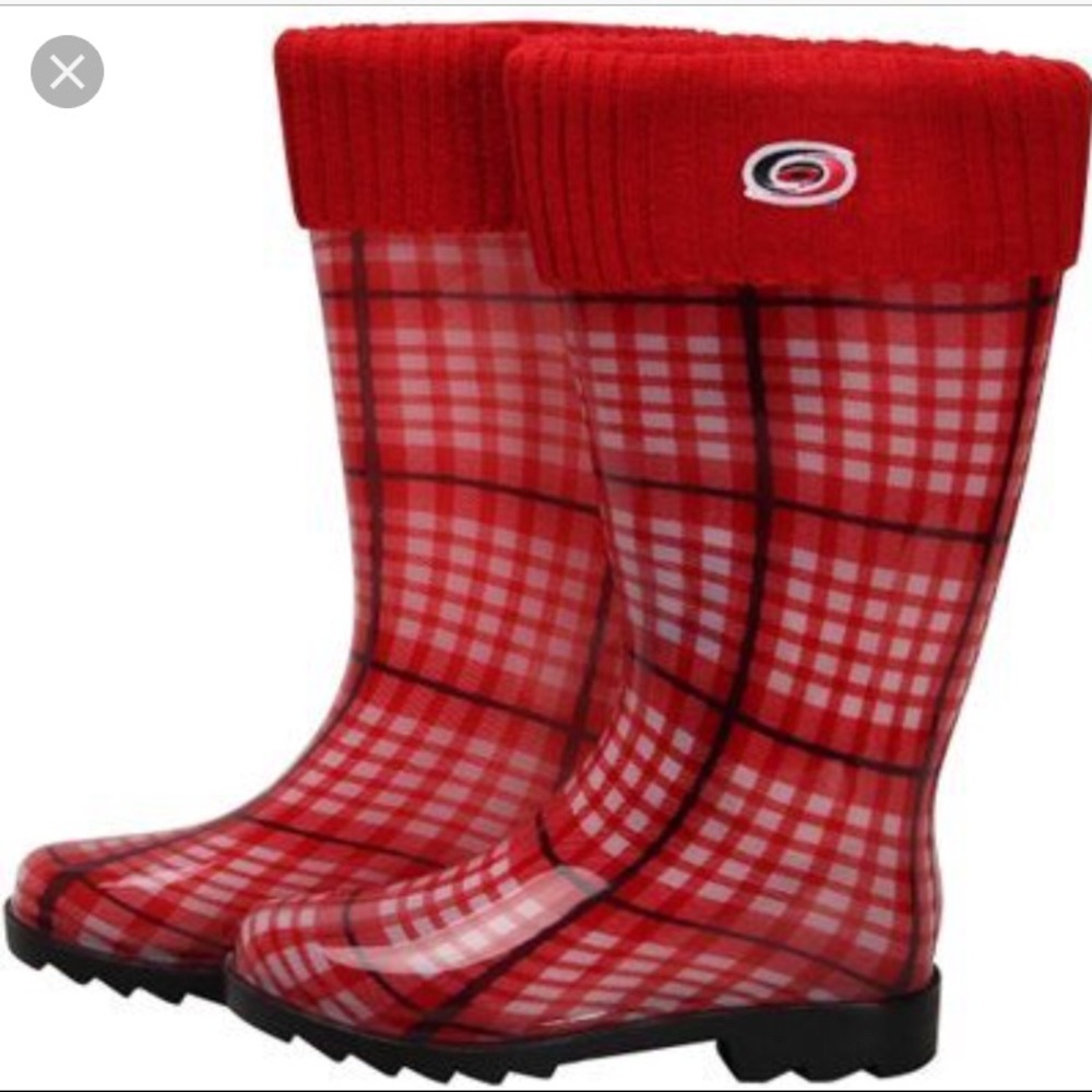 🏒 NHL Carolina Hurricanes Rain Boots
