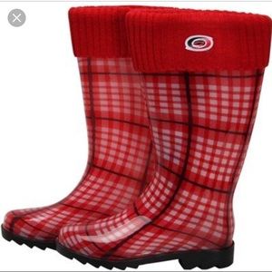 🏒 NHL Carolina Hurricanes Rain Boots