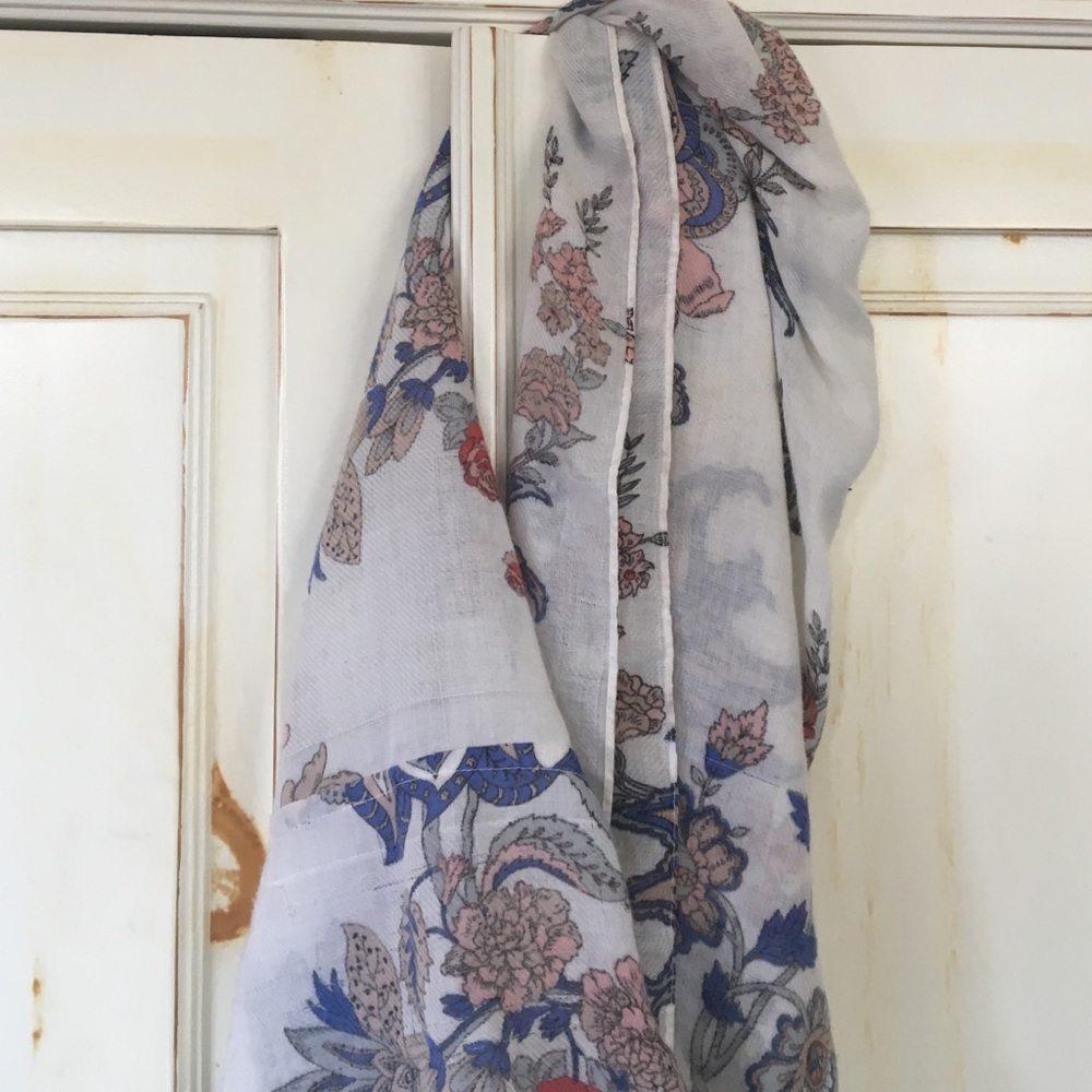 Floral infinity scarf