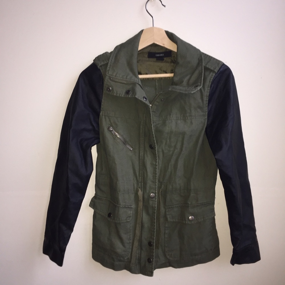 Forever 21 olive jacket