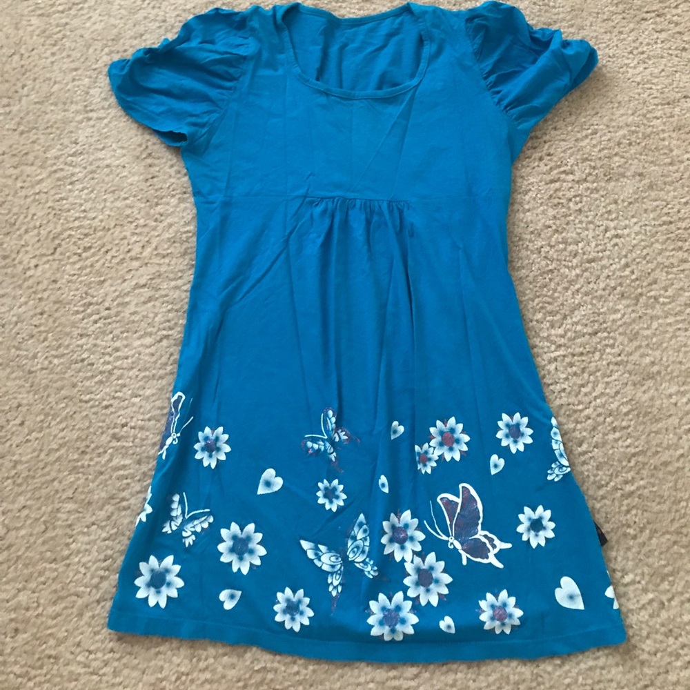 Cute blue lounge top